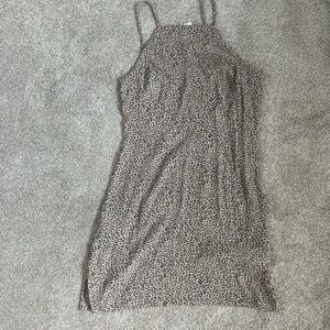 Abercrombie leopard print mini dress